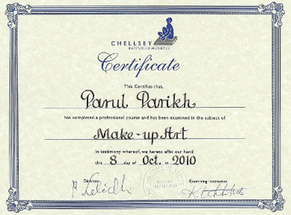 Chellesy Certificate